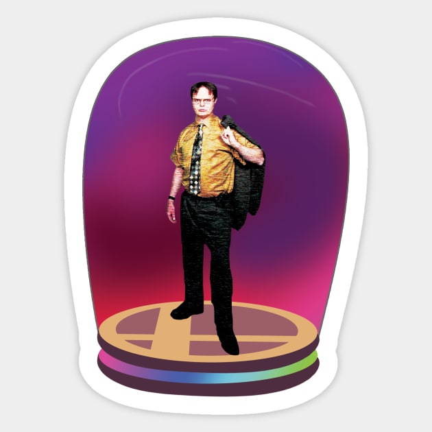 Dwight Schrute Assist Trophy Sticker by russtap